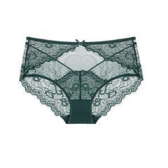 Ultra-thin Non-cotton Padded High Waist Bra Set