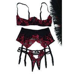 French underwire bra set