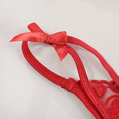 See-through Bowknot Suit