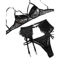 Polka dot mesh set