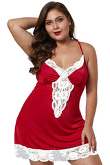 beautiful comfort lace plus size night gown